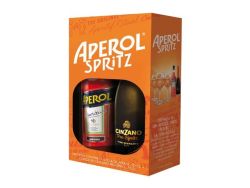 Pachet Aperitiv Aperol 0.7L + Prosecco Cinzano To Spritz, 0.75L